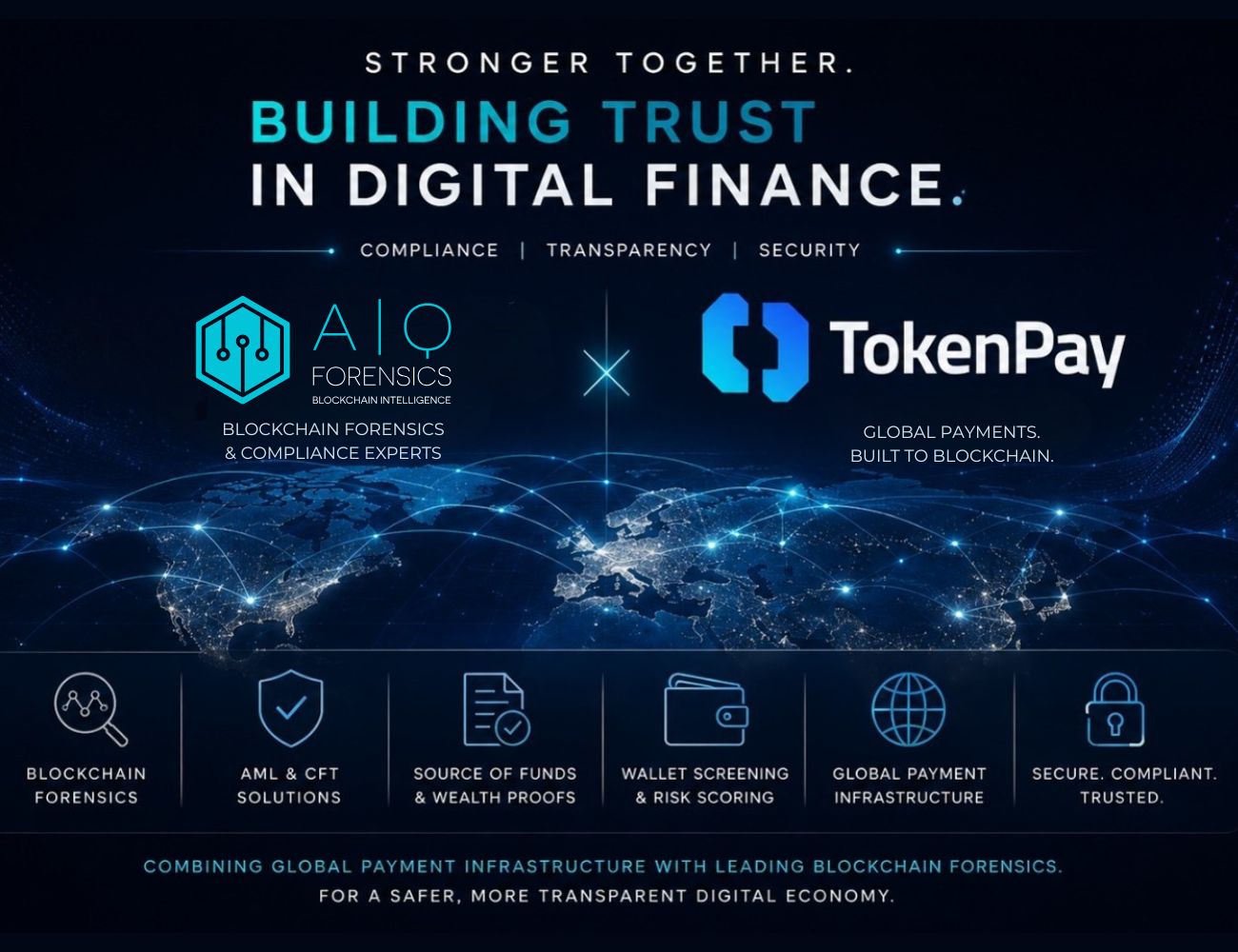 TokenPay x AQ Forensics schließen strategische Partnerschaft