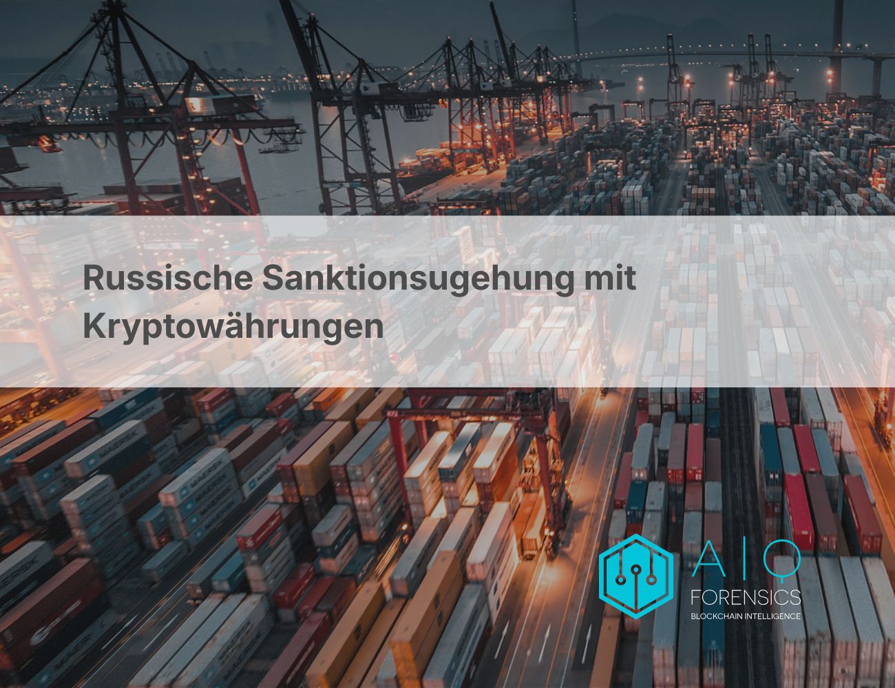 Russische Sanktionsumgehung mit Kryptowährungen